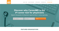 Desktop Screenshot of careermd.com